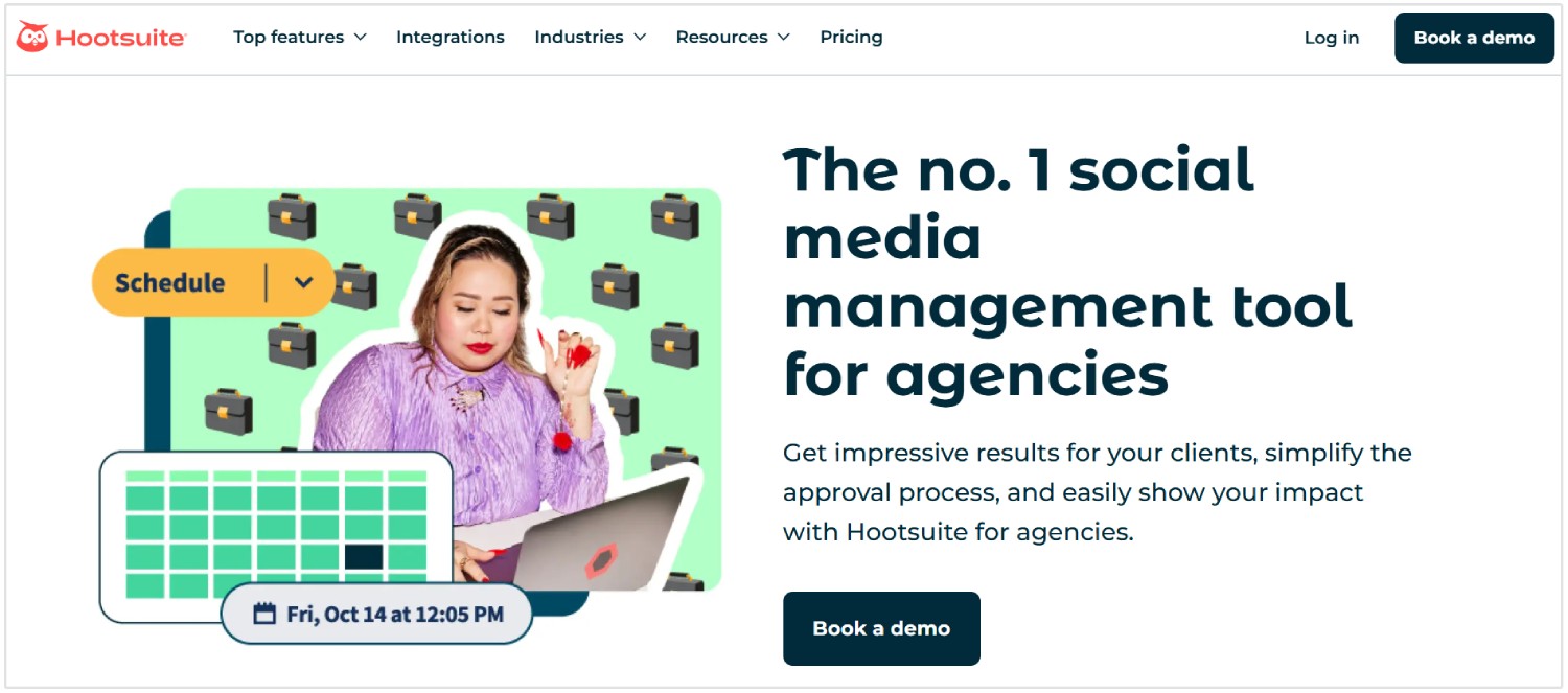 Hootsuite automação de marketing em redes sociais